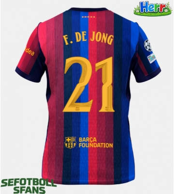 Barcelona Frenkie de Jong #21 Hemmatröja 2026-27 Kortärmad